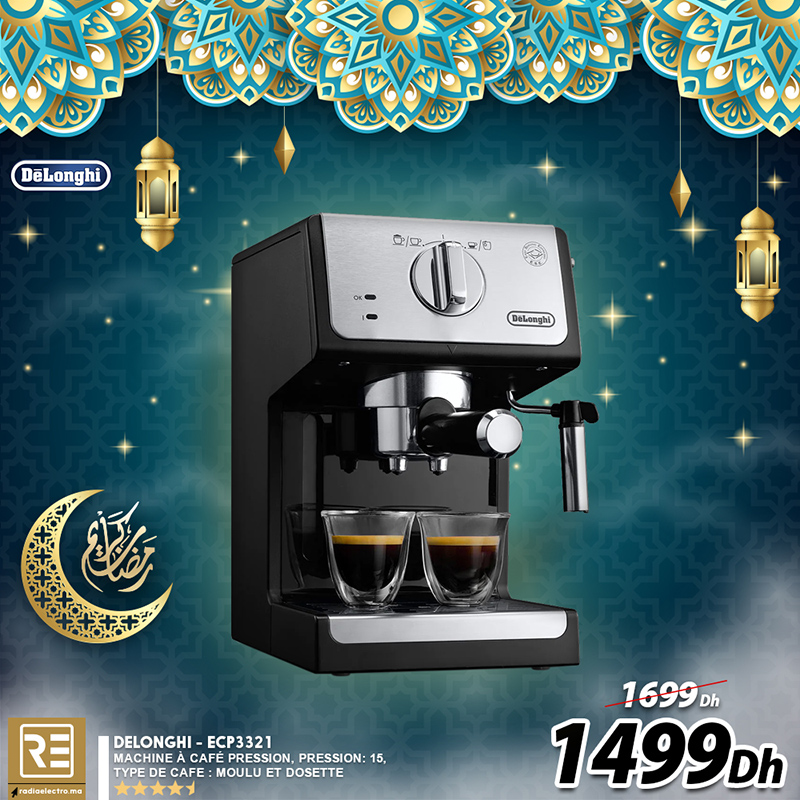 DELONGHI  ECP3321 Machine à café pression – Radia Electro